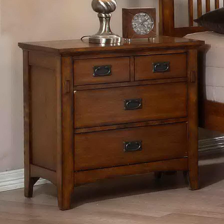 Mission style sale nightstand
